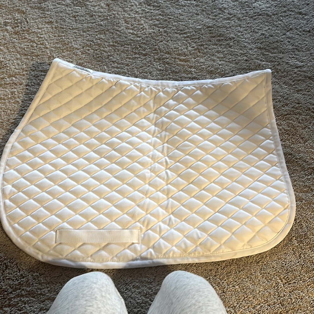 COPY - Never used tuff rider saddle pad for horse riding white